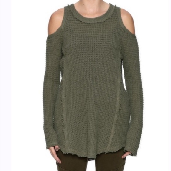 Elan Sweaters - 💜 Elan cold shoulder sweater 💜